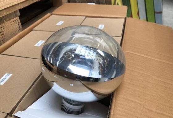 Lampada LED di design E27 5 watt luce bianca calda. Lampada a specchio. – Lampade a sospensione, Vetro (photo 5 of 5)