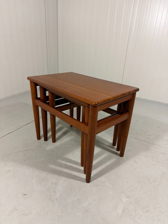 Teakholz Mimiset Dänemark 1960er Jahre – Beistelltische, Wood (photo 10 of 12)
