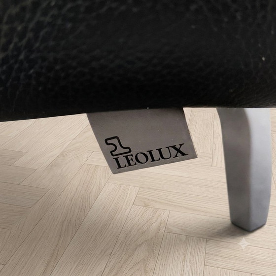 Leolux Bora Balanza Armchair Leather Black – Metal (photo 10 of 10)