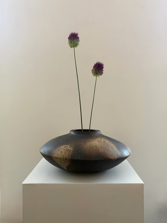 Vintage Ruscha ceramic UFO vase (photo 6 of 7)