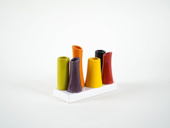 Image 1 of Set of small soliflor vases, Danish design, 1970s, made in Denmark