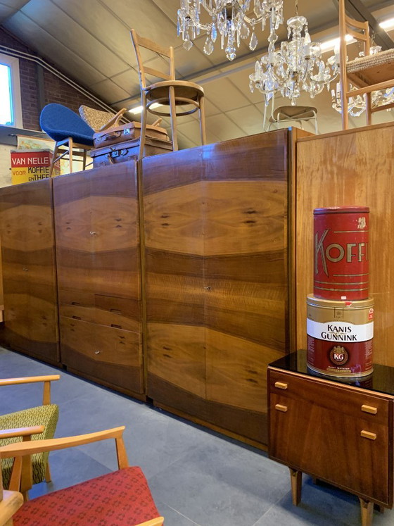 Magnifique armoire française vintage - Ensemble de trois – Wood (photo 4 of 5)