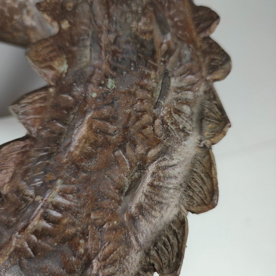 Image 1 of Monumental bronze crocodile sculpture from the 20th century
