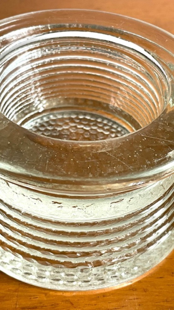 Image 1 of Vintage Glass Paperweight Trinket Tray
