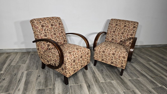Image 1 of Set of Vintage Armchairs by Jindrich Halabala