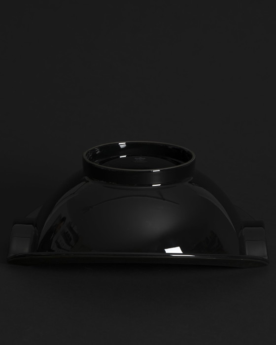 Image 1 of Rosenthal Jan Van Der Vaart + H. Drexler Handbemalte Schale Porcelaine Noire 90s