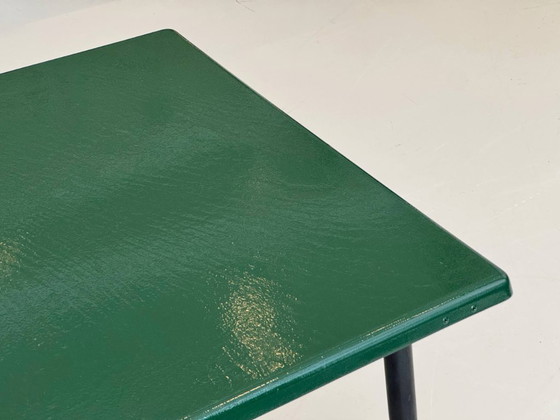 Image 1 of Table de jardin avec plateau en pagholz, Suisse, années 1970