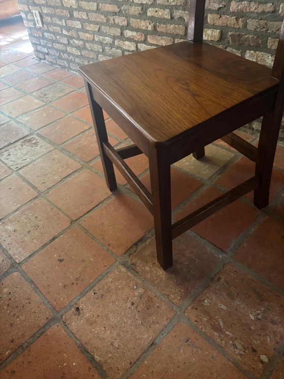 Set of 10 commissioned dining chairs in the French style, approximately 30 years old – Anna Mes, Wood (photo 7 of 8)