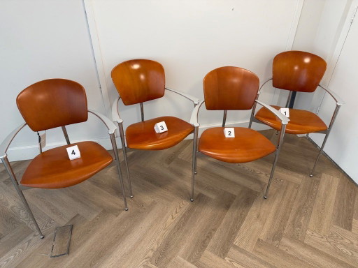 Set van 4 "Andrea"-stoelen van Josep Lluscà voor Andreu World (1986)