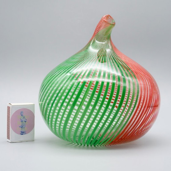 Image 1 of Rosenthal Glasstudio Mario Colelli & Hertha Bengtson Murano Hand-blown Vase DUO
