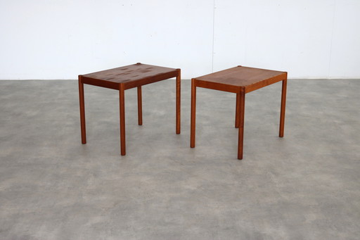 2X Vintage Teak Sidetable