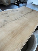 unieke houten tafel