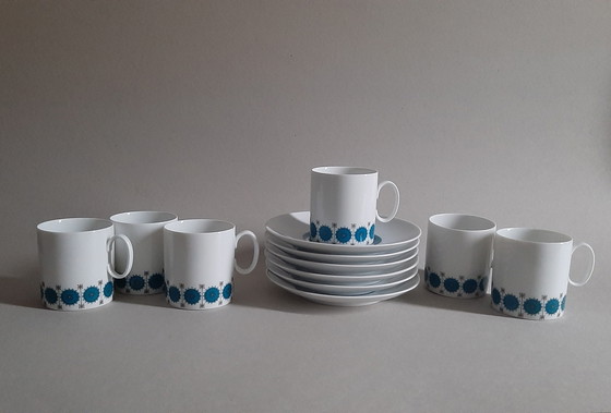 Image 1 of 6 tazze e piattini Thomas anni '70