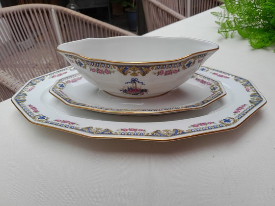Limoge France Serving Set, Sauce Boat and Dish. – Tableware, Porcelain (photo 12 of 13)