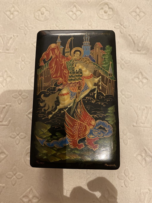 Russische Lackdose Palekh
