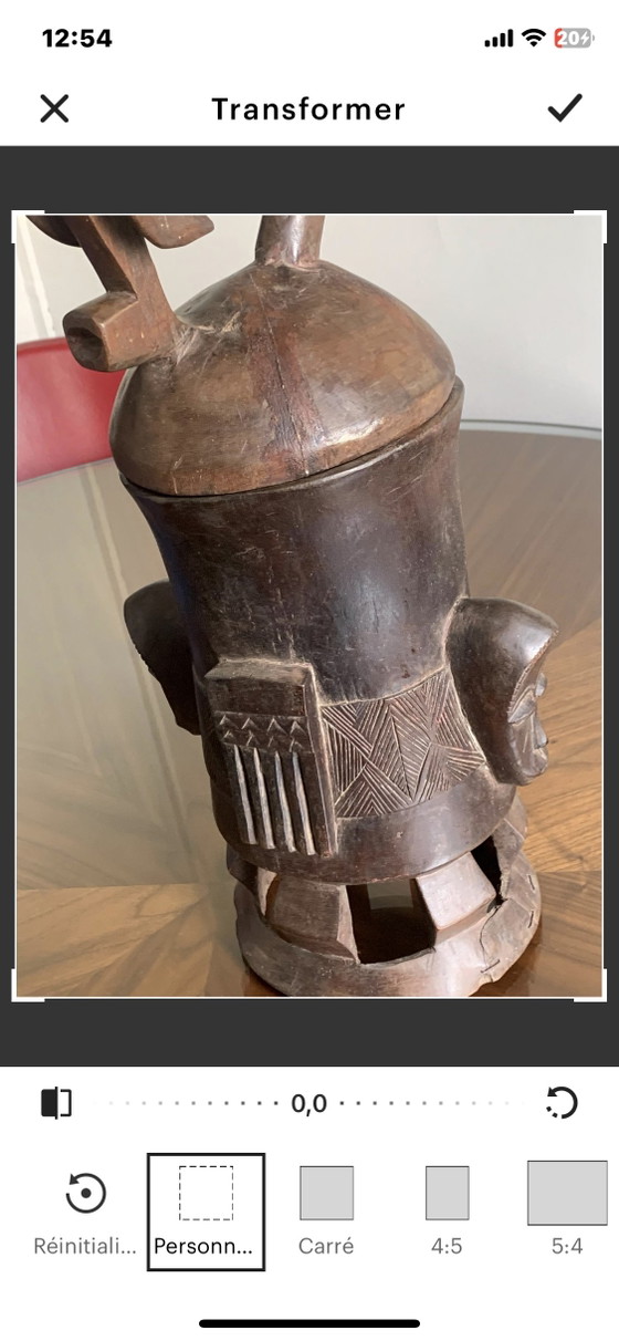 Zeldzaam Koninklijk Baoulé Orakel "Mounu" – Olifant van Dualiteit – 53cm – Beeldhouwkunst, Wood (photo 17 of 26)