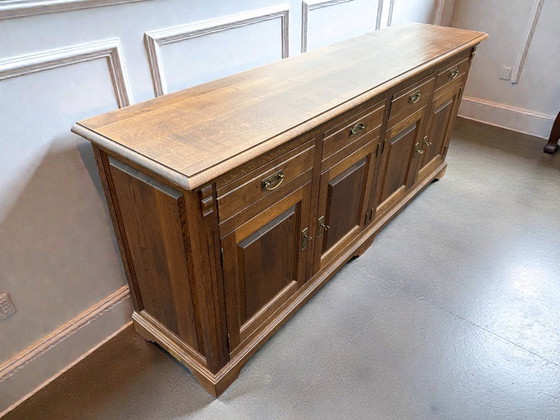 Image 1 of Solid oak sideboard – 2195090 cm – High quality