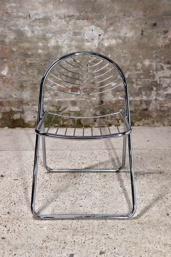 Image 1 of 2x Chrome Folding Chair