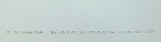 Image 1 of Alexej von Jawlenski: "Wasser und Licht, 1928". In der Platte signiert. Offsetlithographie in ausgezeichnetem Zustand.