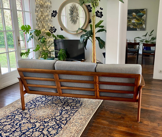 Image 1 of Sofá danés de teca de tres plazas, años 60