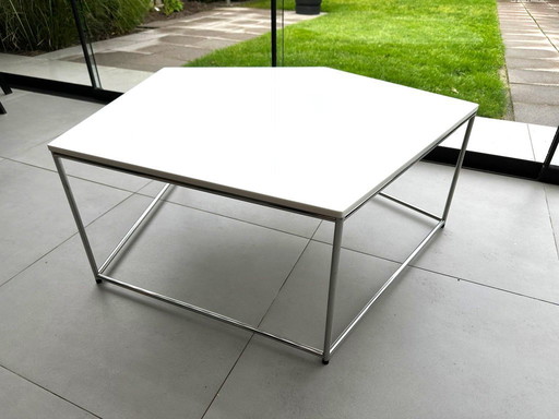 Minotti Jess side tables with corian top