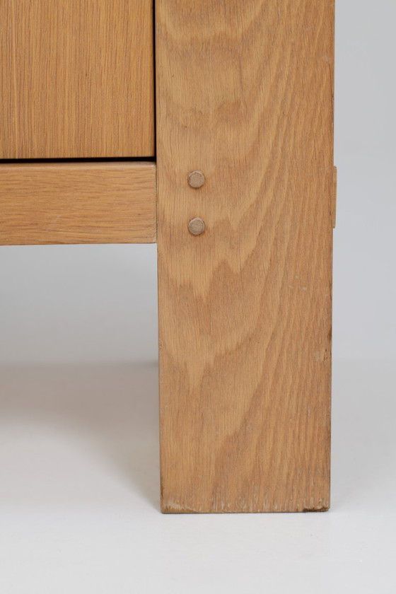 Image 1 of Lavagna grafica brutalista in rovere - Frans Defour