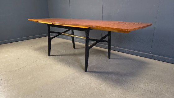 Image 1 of Mid century italian extendable dining table, 1950s 