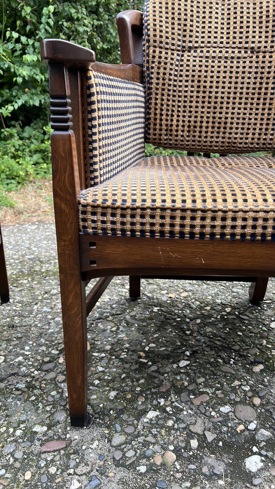 Image 1 of 4 Schuitema Jugendstil Eetkamer Armstoelen