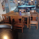 Servizio da pranzo in rovere, scuola dell'Aia degli anni '30
