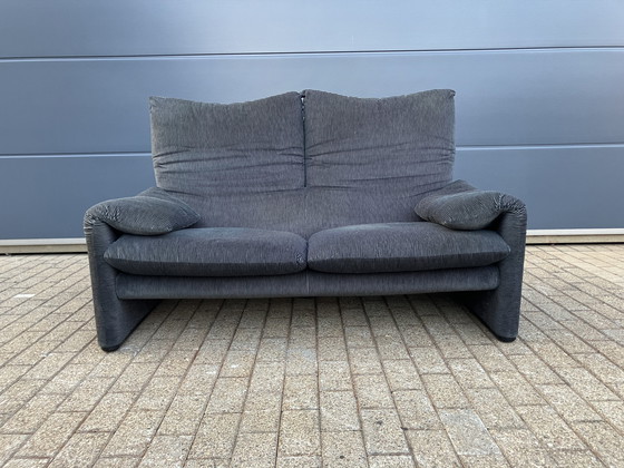 Image 1 of Cassina Maralunga 2 posti, tessuto originale ribble Top condition!!!