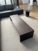 Wooden coffee table and side table matching the Indera modular sofa