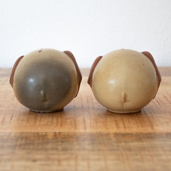 Image 1 of Vintage ceramic elephant salt and pepper set: 1970s, UCTCI Japan