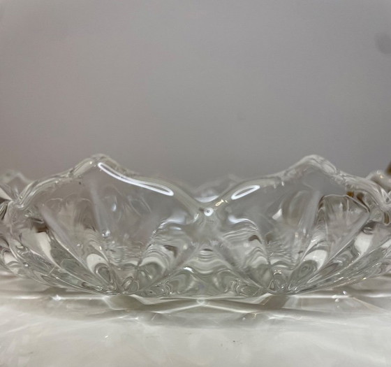 Image 1 of Vintage Walther Glas Kristallen Snoepschaal/bonbonnière Jaren '70/'80