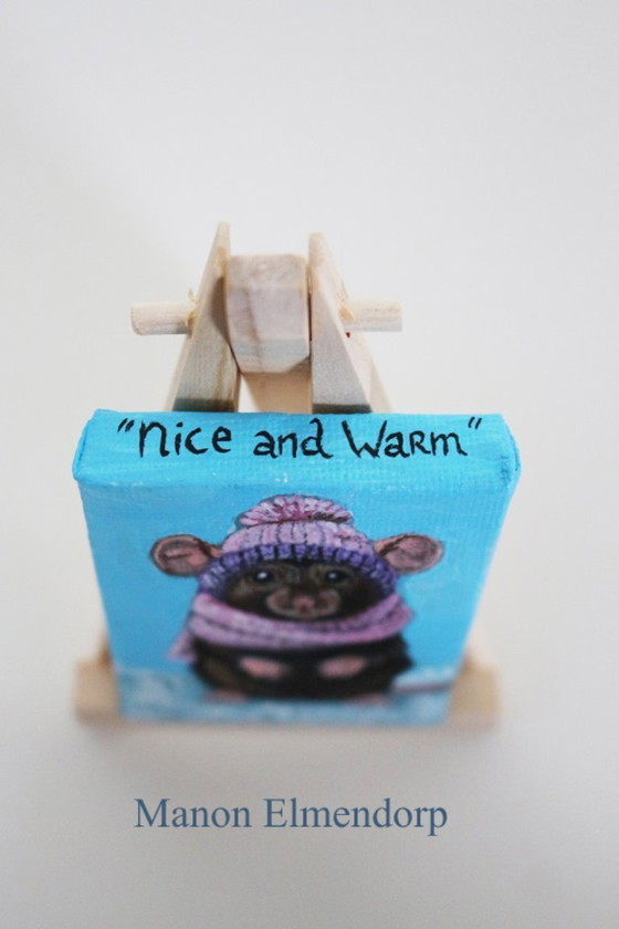 Image 1 of Einzigartiges, handgemaltes Fantasy-Gemälde: Schön und warm