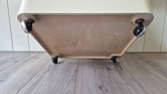 Stijlvolle Jaren '70 Space Age Bijzettafel – Wood, Plastic (photo 14 of 15)