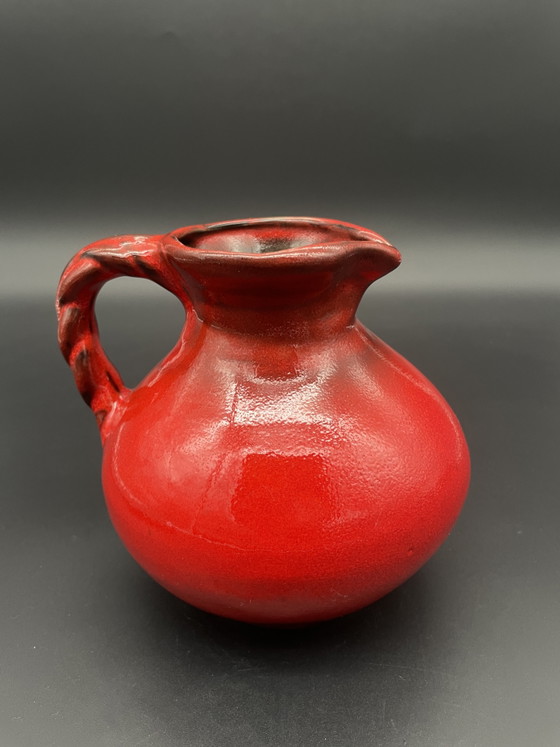 Jasba Keramik Jug Vase N 902 – West German Pottery – Glass & Decanter, Ceramic (photo 3 of 7)
