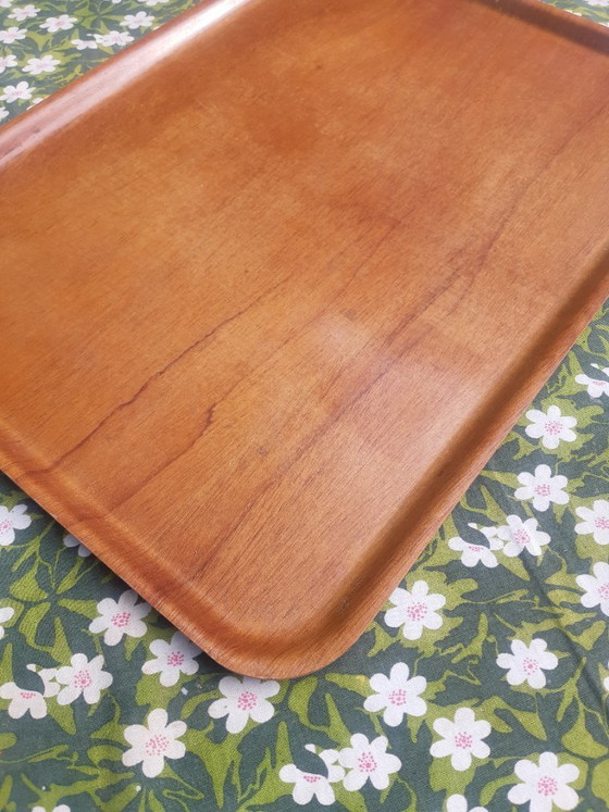 Image 1 of Silva teak tablet midcentury