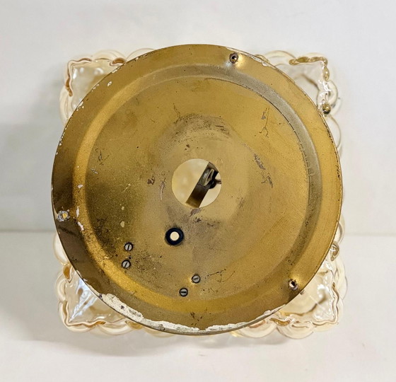 Image 1 of Mid Century Helena Tynell goud glas bubbels plafonnière wandlamp 