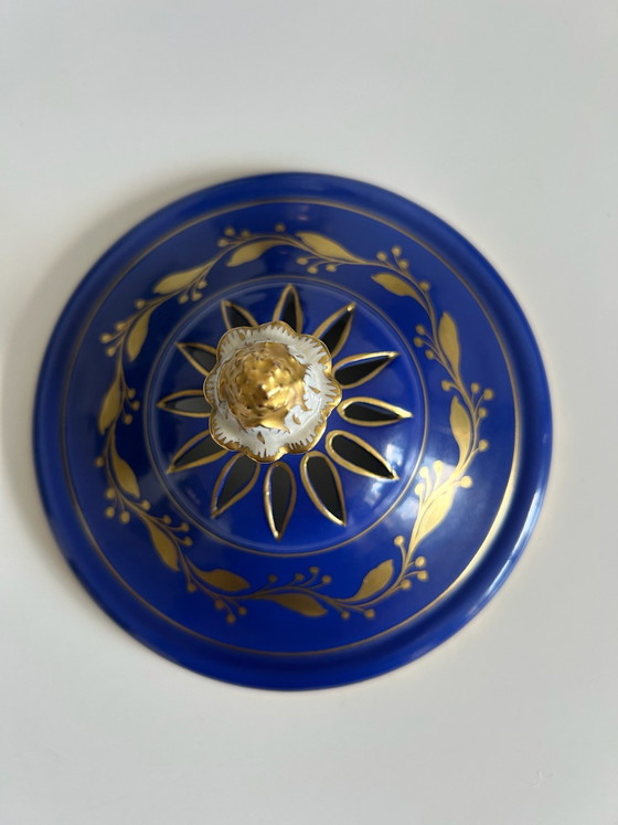 Vaso potpourri in porcellana di Dresda - Carl Thieme Potschappel XIX secolo – Sculture (photo 4 of 8)
