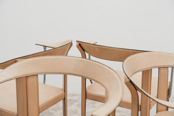 Image 1 of Tito Agnoli Ycami Collection 1986 Set 4 Poltroncine Gentiana Design Modernariato