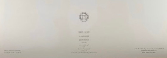 Image 1 of Horst Antes: "Figure Black and White 1967". Rara stampa artistica su carta robusta con texture telata. In ottime condi