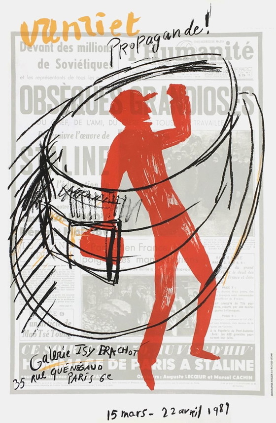 Image 1 of Jan VANRIET Expo 89 - Galerie Isy Brachot-poster 1989
