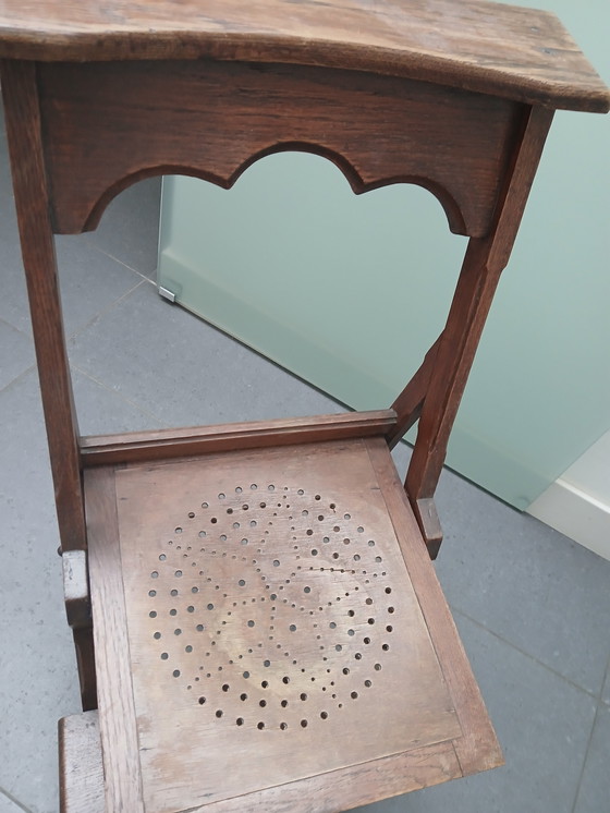 Image 1 of Vintage bidstoel