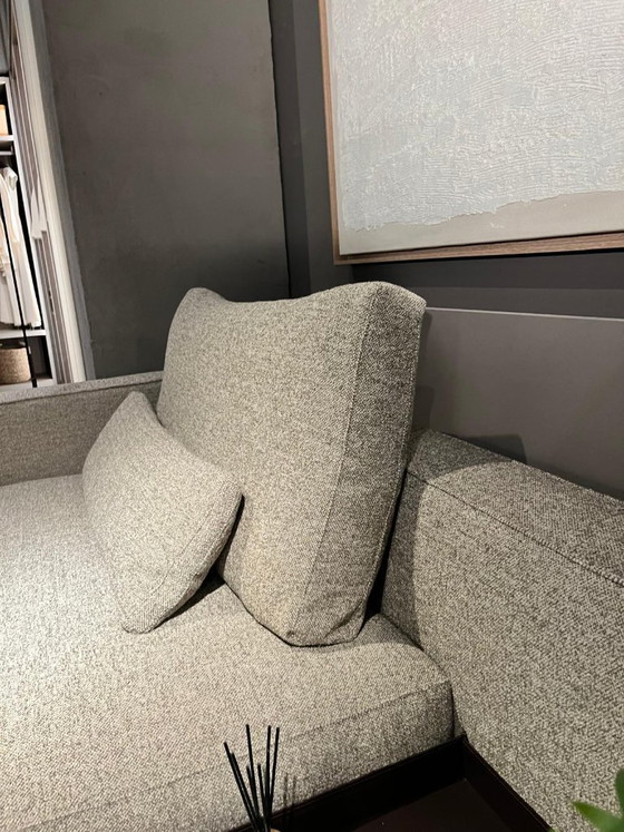 Image 1 of Canapé lounge Molteni&C Octave - avec plateau en cuir sellier