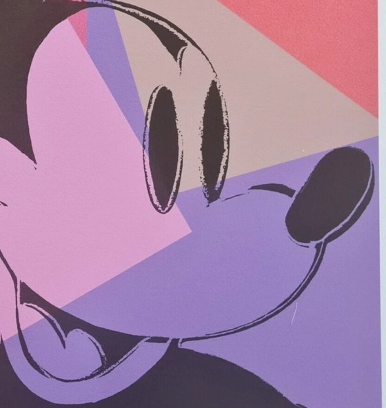 Image 1 of D'après Andy Warhol, Mickey Mouse, années 1980, lithographie