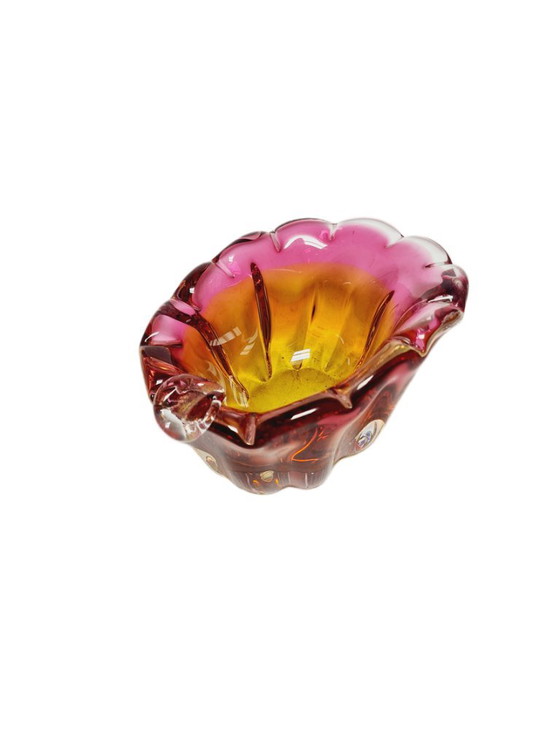 Bol décoratif de J. Hospodka pour la verrerie Chribska, Tchécoslovaquie, années 1960 – Chribska Glassworks (photo 9 of 13)