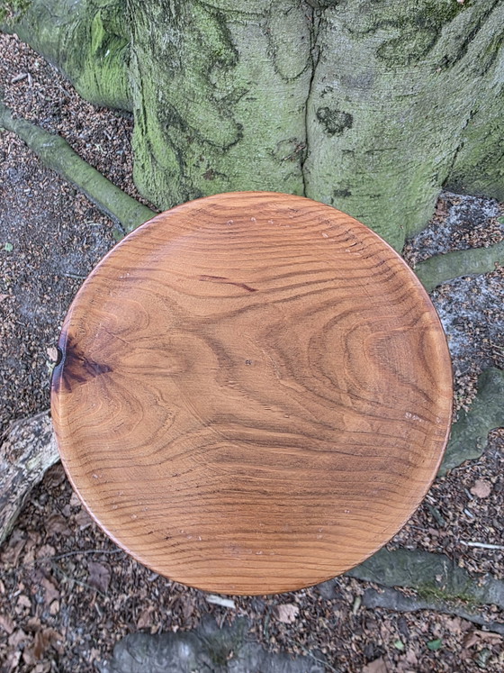 Image 1 of Vintage houten zuil voor plant of decoratie