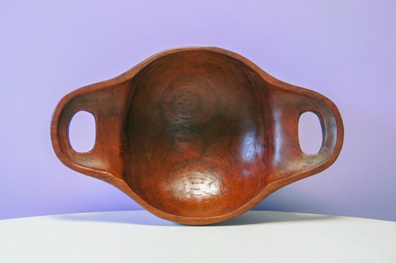 Ciotola vintage in teak con manici – Accessori da tavola, Wood (photo 4 of 5)