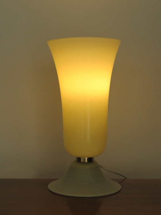 Table lamps Serie Anni Trenta for Venini, Murano, Italy, Brass (photo 3 of 10)