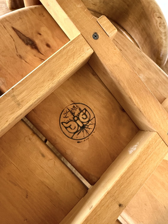 Image 1 of 4x vintage eetkamerstoel ‘Opus’, Erwin Berghammer ‘80